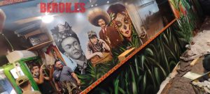 Pintura Murales Restaurante Mexicano Mexico Frida Khalo 300x100000